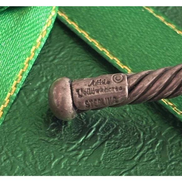 Signed Artie Yellowhorse Sterling Choker - Picture 6 of 7